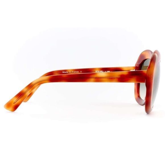 Y2K 1990s Vintage FRANÇOIS PINTON Jacky O Regard Tortoiseshell Oversized Sunglas - Picture 3 of 10